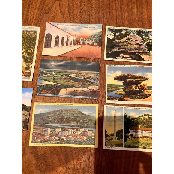 Chattanooga Tennessee Tourist Landmark Vintage Postcards, Lot of 8, Linen - Picture 3 of 8
